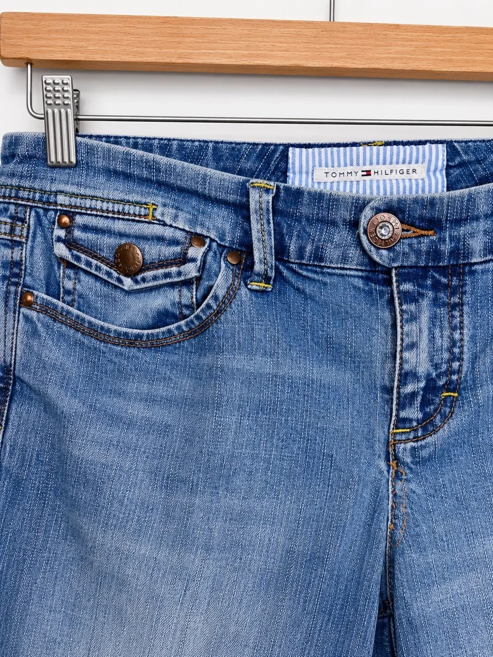 Tommy Hilfiger Blue Denim Bermuda Shorts